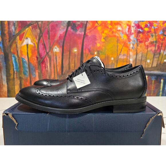 Cole Haan Modern Essentials Wing Oxford Black Size 11 Men\'s Waterproof C34262 main image 7